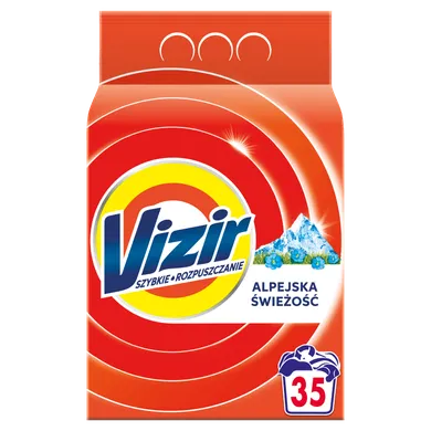 Vizir, Alpine Fresh, proszek do prania, 35 prań