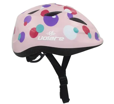 Volare, kask ochronny, różowy, rozmiar 47-51 cm