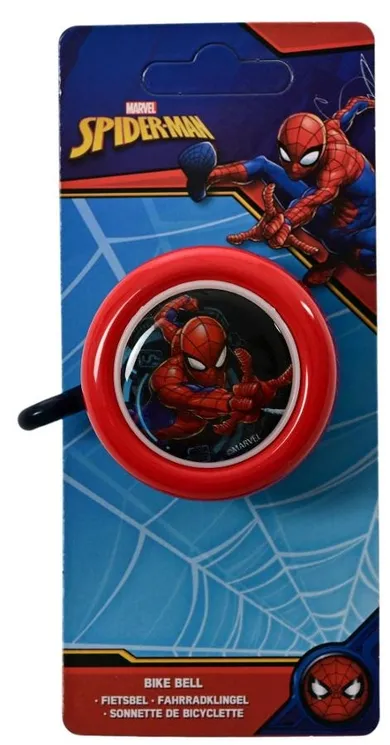 Volare, Spider-Man, dzwonek rowerowy, czerwony