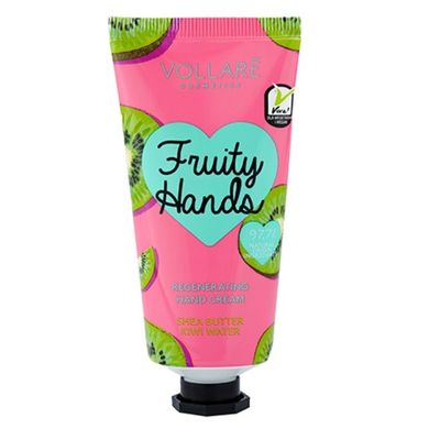 Vollare, Fruity Hands, regenerujący krem do rąk, Masło Shea i Kiwi, 50 ml