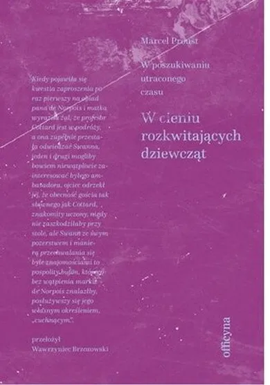 W cieniu rozkwitających dziewcząt