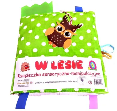 W lesie, Książeczka sensoryczno-manipulacyjna
