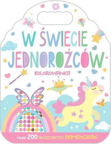 W świecie jednorożców. Kolorowanka