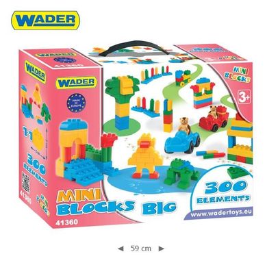 Wader, Mini Blocks, klocki, 300 elementów