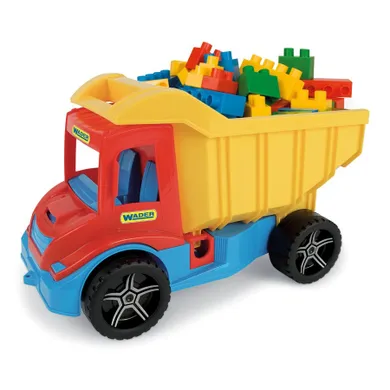 Wader, Multi Truck, wywrotka z klockami, 38 cm