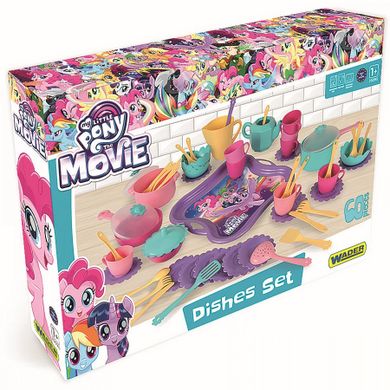 Wader, My Little Pony, zestaw naczyń, 60 elementów