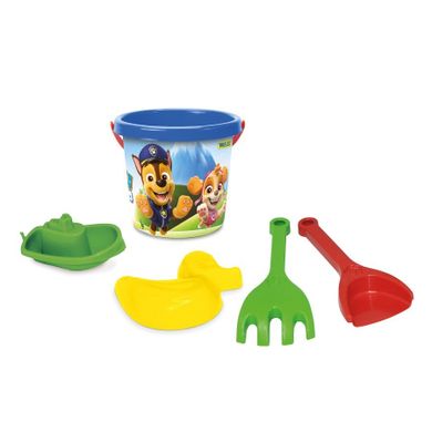 Wader, Psi Patrol, zestaw do piasku z wiaderkiem, 5 elementów