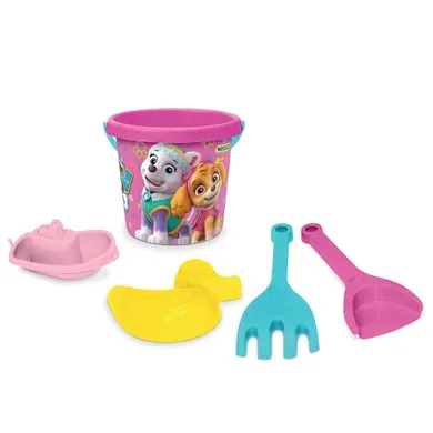 Wader, Psi Patrol, zestaw do piasku z wiaderkiem, 5 elementów