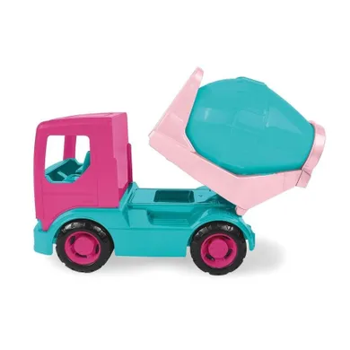 Wader, Tech Truck, betoniarka, różowa, 24,5 cm