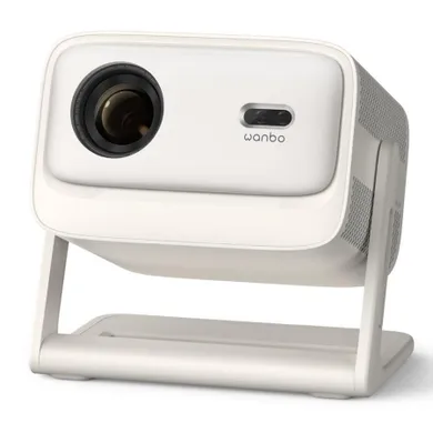 Wanbo, Vali 1 Pro, projektor, 900 ANSI Lumen, Full HD, Google TV, Gimbal, beżowy