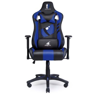 Warrior Chairs, fotel gamingowy, Dragon, niebieski
