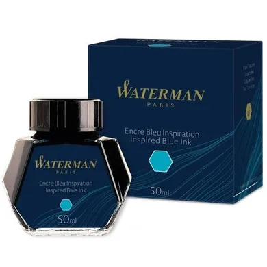 Waterman, atrament, jasny niebieski, 50 ml