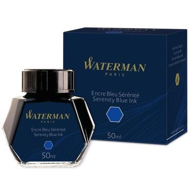 Waterman, atrament, niebieski, 50 ml