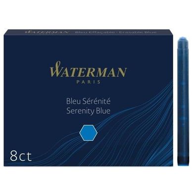 Waterman, Standard, naboje do piór, niebieskie