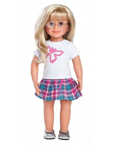 WeGirls, lalka Monika, Biały t-shirt z motylkiem