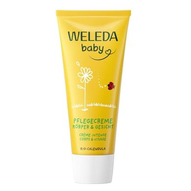 Weleda, Baby, krem do ciała i twarzy dla niemowląt z nagietkiem lekarskim, 75 ml