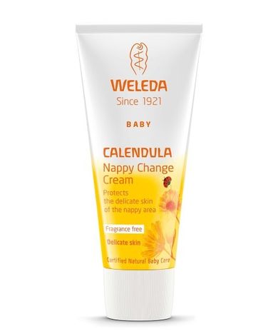 Weleda, Calendula, Babycreme, krem dla niemowląt i dzieci przeciw odparzeniom z nagietkiem lekarskim, 75 ml