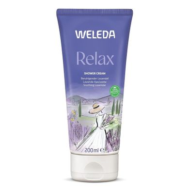 Weleda, Relax, kremowy płyn pod prysznic z lawendą, 200 ml