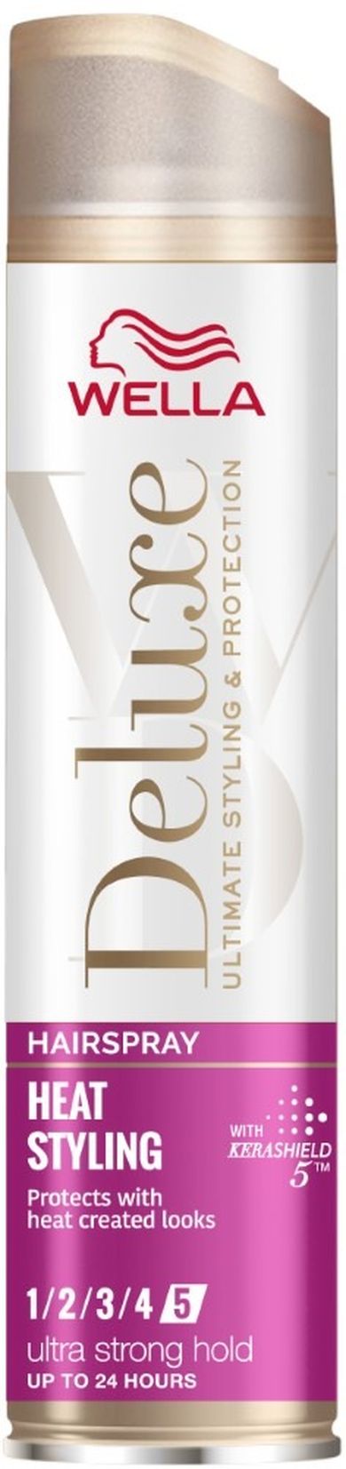Wella, Deluxe Heat Styling, ultra mocny lakier do włosów, 250 ml