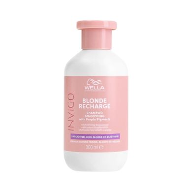 Wella Professionals, Invigo Blonde Recharge, szampon do włosów blond, 300 ml