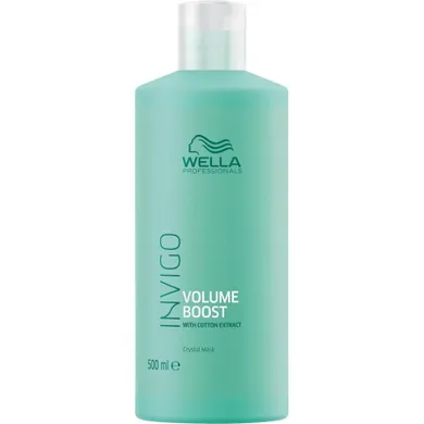 Wella Professionals, Invigo Volume Boost Crystal Mask, krystaliczna maska dodająca włosom objętości, 500 ml