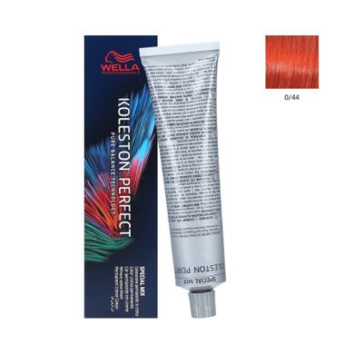 Wella Professionals, Koleston Perfect Me+, farba do włosów, nr 0/44, 60 ml