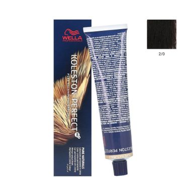 Wella Professionals, Koleston Perfect Me+, farba do włosów, nr 2/0, 60 ml