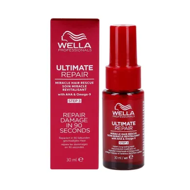 Wella Professionals, Ultimate Repair Miracle Hair Rescue, ochronne serum naprawczo-wygładzające, 30 ml
