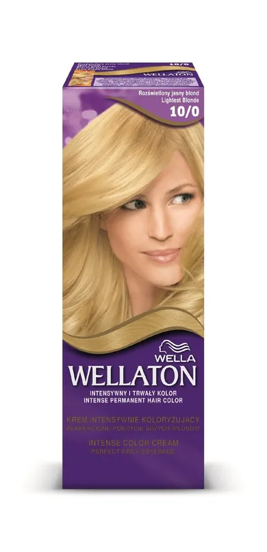 Wella, Wellaton, krem intensywnie koloryzujący nr 10/0 Rozświetlony Jasny Blond