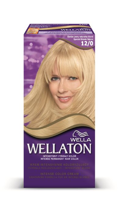 Wella, Wellaton, krem intensywnie koloryzujący nr 12/0 Bardzo Jasny Naturalny Blond