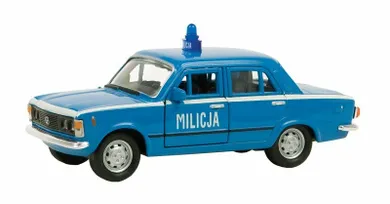 Welly, Fiat 125p, Milicja, pojazd, 1:34