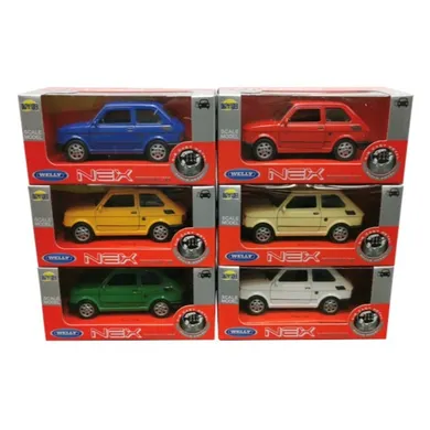 Welly, Fiat 126 Maluch, pojazd, 1:34