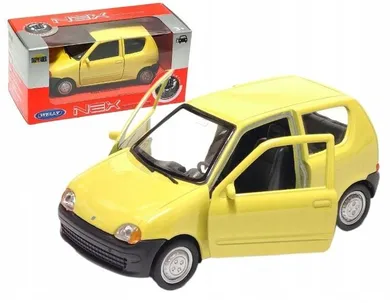Welly, Fiat Seicento, pojazd, model metalowy, 1 szt.