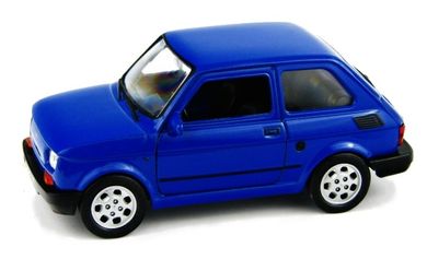 Welly, Modele PRL, Fiat 126P, niebieski
