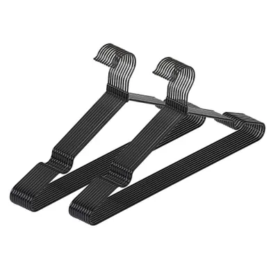 Wenko, Sascha, wieszaki na ubrania z powłoką antypoślizgową, 20-40,5 cm, 20 szt.