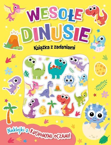 Wesołe dinusie. Książka z zadaniami