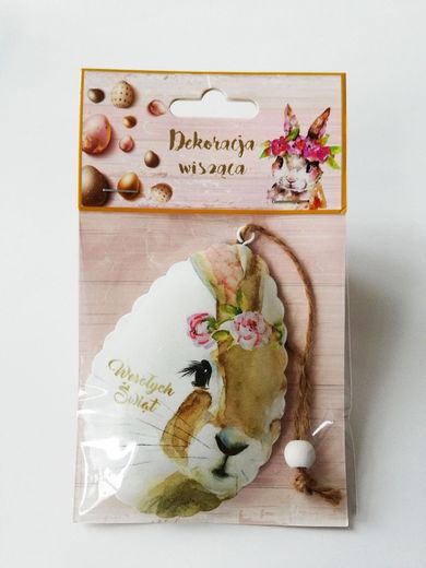 Wesołych świąt, metalowa zawieszka