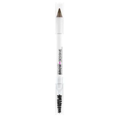 Wet n Wild, Brow-Sessive Brow Pencil, kredka do brwi ze szczoteczką Dark Brown, 1g