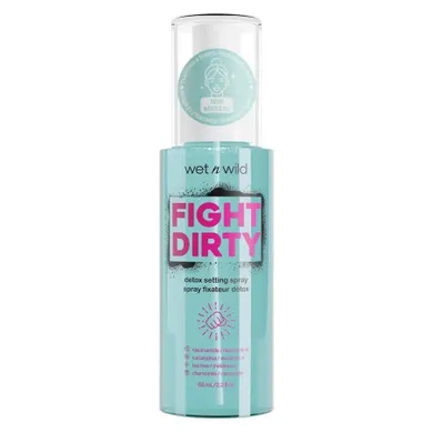 Wet n Wild, Fight Dirty Detox Setting Spray, detoksykujący spray utrwalający makijaż, 65 ml