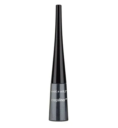 Wet n Wild, Megaliner, płynny eyeliner w pędzelku, Black, 3.5 ml