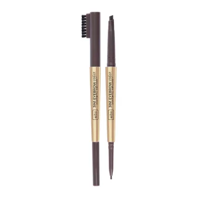 Wibo, 3in1 Eyebrow Stylist, kredka do brwi z grzebykiem 2, Dark Brown