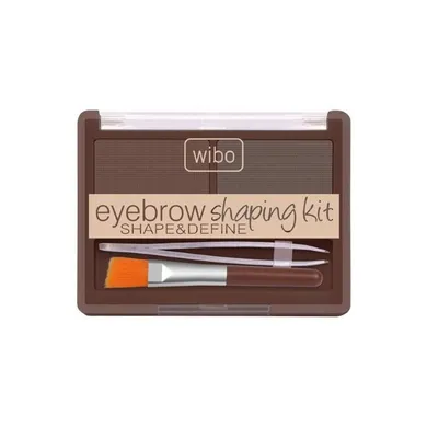 Wibo, Shape&Define Eyebrow Shaping Kit, zestaw do stylizacji brwi, Dark