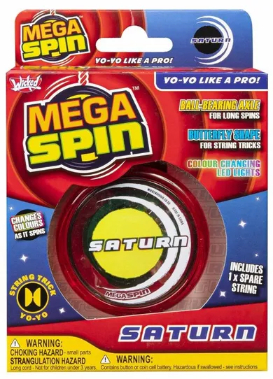 Wicked Vision Limited, Mega Spin, Saturn, jo-jo LED, 1 szt.