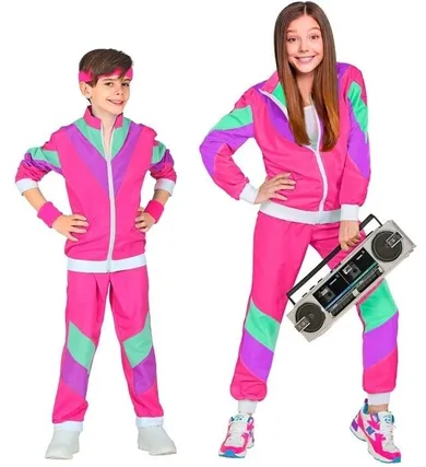 Widmann, strój dresowy w stylu lat 80, rozmiar 140