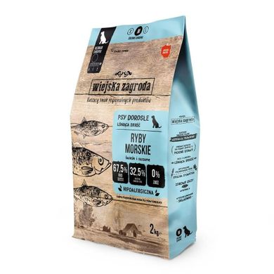 Wiejska Zagroda, karma sucha dla psa, ryby morskie, 2 kg
