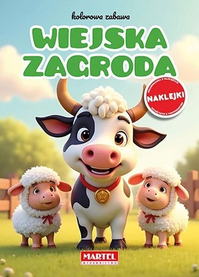 Wiejska zagroda. Kolorowa zabawa z naklejkami