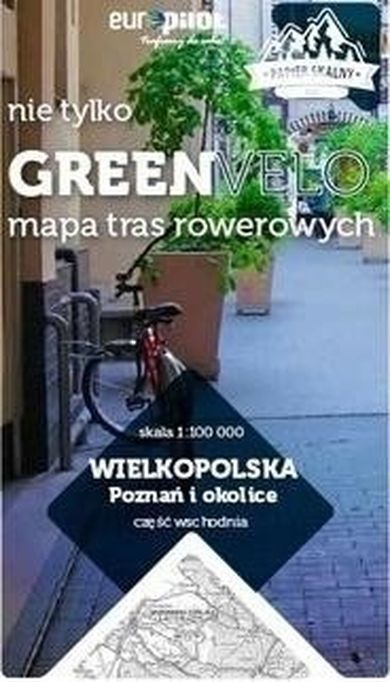 Wielkopolska. Poznań i okolice. Część wschodnia. Mapa tras rowerowych