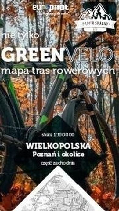 Wielkopolska. Poznań i okolice. Część zachodnia. Mapa tras rowerowych