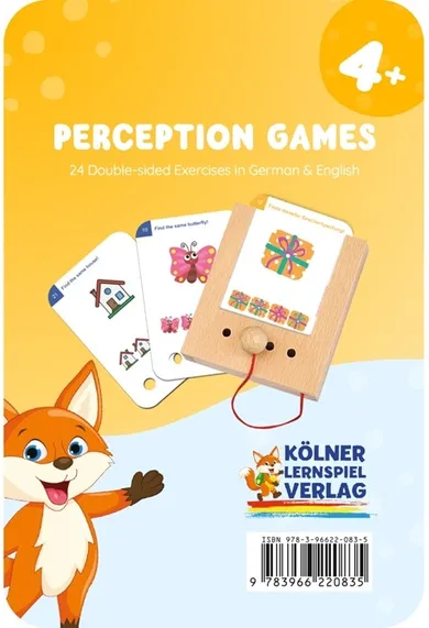 WiemTo, Percepcja Wzrokowa Zadania, karty edukacyjne, 4+