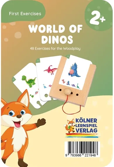 WiemTo, Rozpoznawanie Dinozaurów, karty edukacyjne, 2+